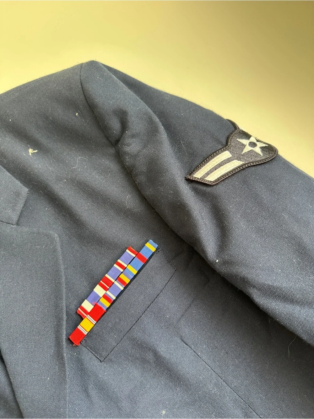 US Air Force-Style Navy Blue Men's Dress Jacket